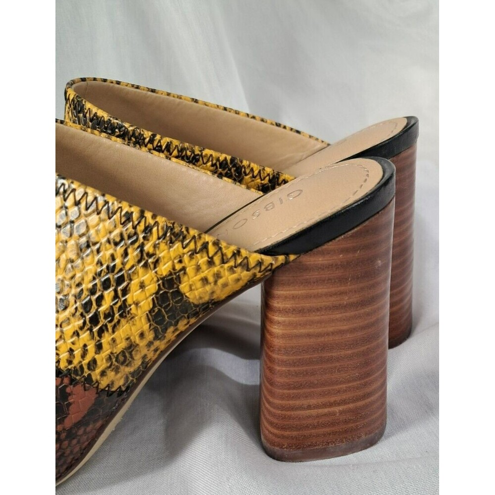 Gibson & Latimer Snake Print Tri-Color Goat Leath… - image 5